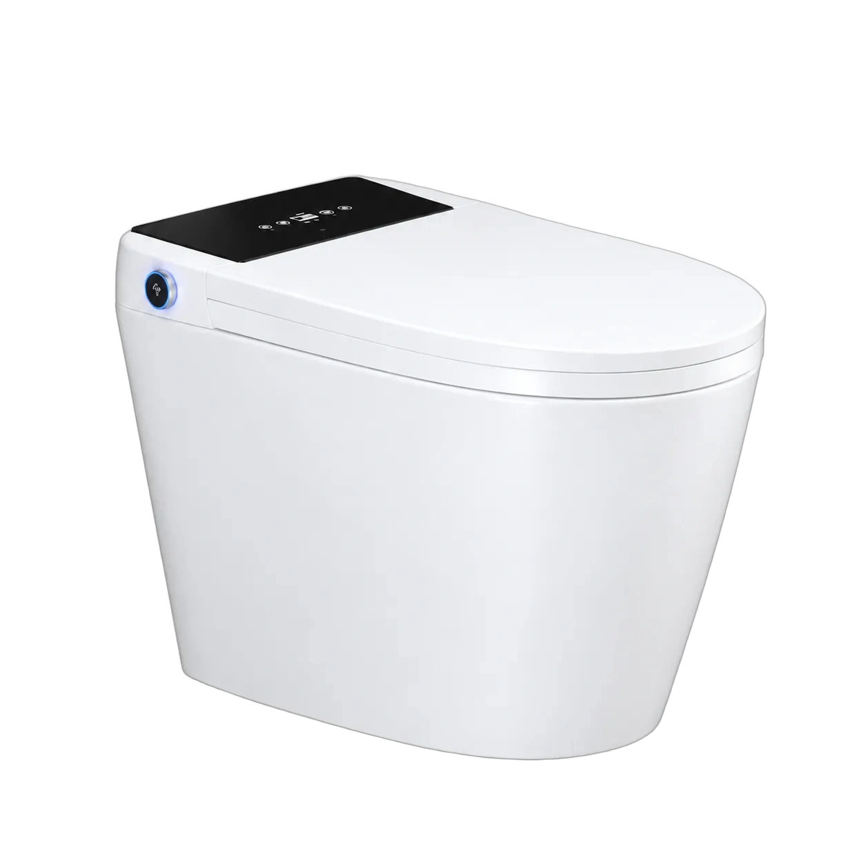 Automatic floor mounted smart toilet with bidet and heated seat - OREXON LUXE
